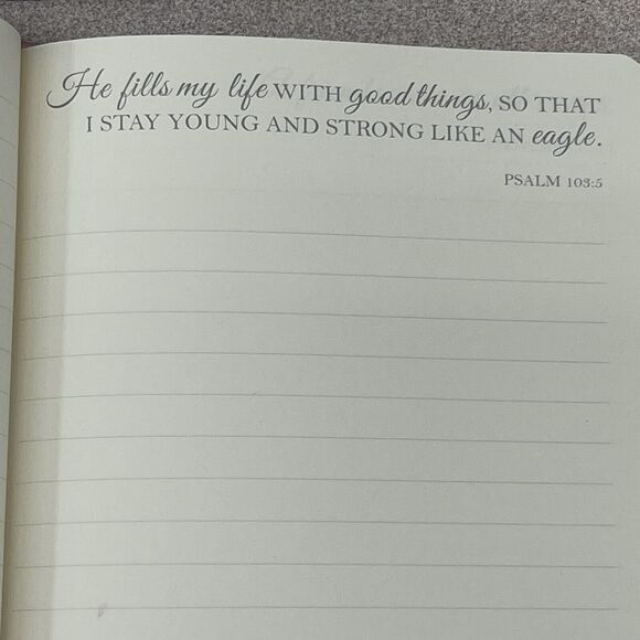 Eccolo Be Still And Know That I Am God Hardcover Notebook Journal Lined Floral - Picture 8 of 11